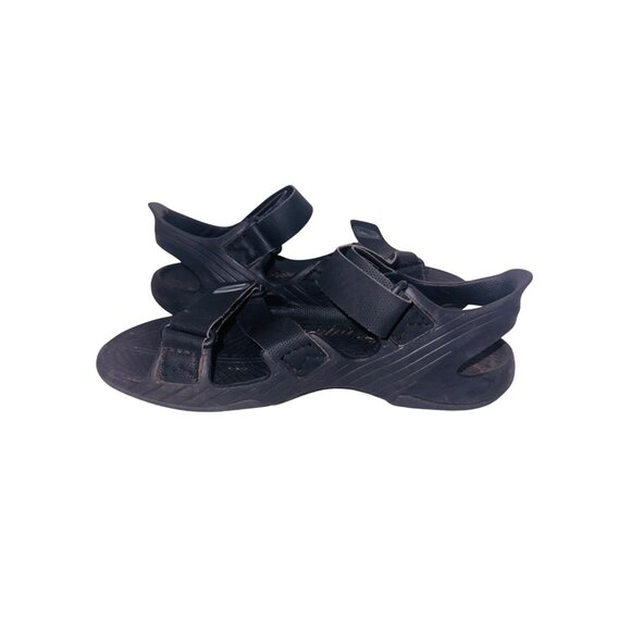 Teva Adjustable Black Sandals 4 Open-Toe Lightweight Trail Hiking Outdoor Shoes - Picture 8 of 10